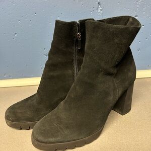 La Canadienne Black Women's suede Boots